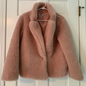 Pink Fur Coat